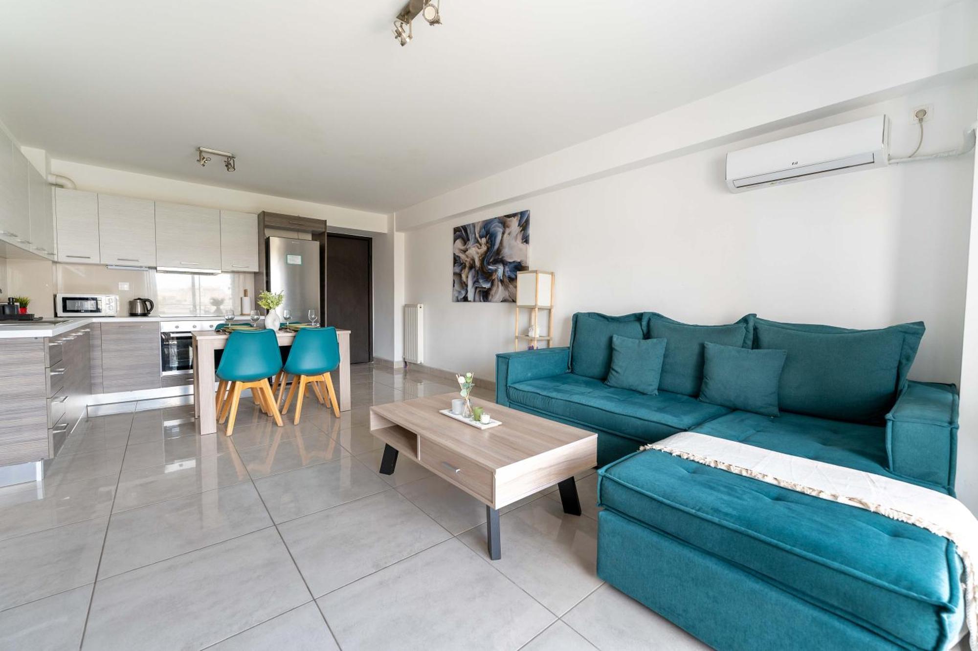 Modern Spacious Apartment Located In Piraeus Ngoại thất bức ảnh